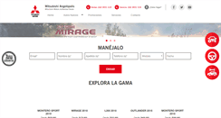 Desktop Screenshot of mitsubishiangelopolis.com.mx
